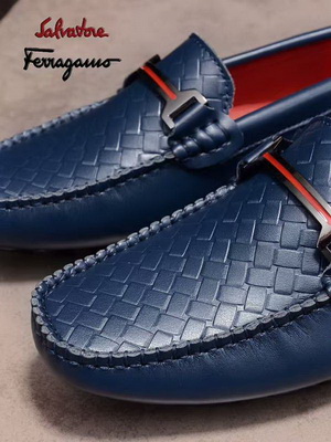 Salvatore Ferragamo Business Casual Men Shoes--094
